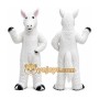 White Horse Mascot Costume