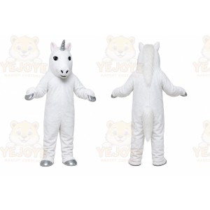 White Horse Unicorn Mascot Costume for Adult