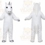 White Horse Unicorn Mascot Costume for Adult