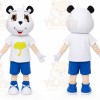 White Panda Mascot Costume