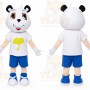 White Panda Mascot Costume