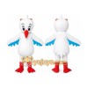 White Pigeon Sea Swallow Bird Mascot Costume White Pigeon Sea Swallow Bird Mascot Costume