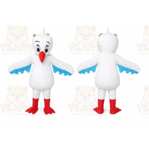 White Pigeon Sea Swallow Bird Mascot Costume