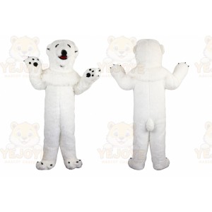 White Polar Bear Mascot Costume for Adult