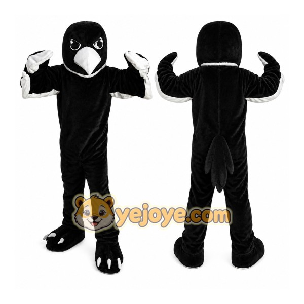 Black And White Eagle Mascot Costume