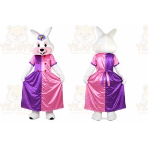 White Rabbit Princess Mascot Costume for Adult