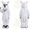 White Rhino Mascot Rhinoceros Costume