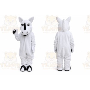 White Rhino Mascot Rhinoceros Costume
