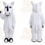 White Rhino Mascot Rhinoceros Costume