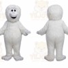 White Snow Strange Cartoon Mascot Costume