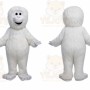 White Snow Strange Cartoon Mascot Costume
