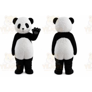 Black And White Panda Mascot Costume