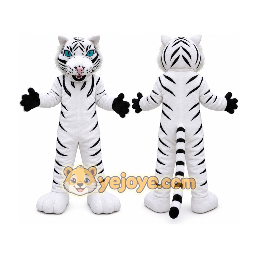 White Tiger Mascot Costume White Tiger Mascot Costume