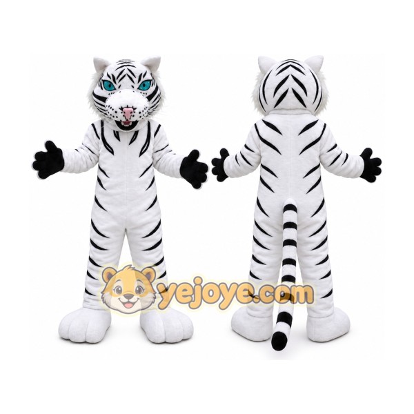 White Tiger Mascot Costume