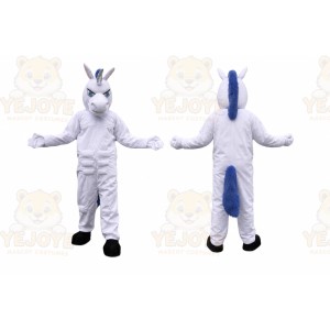 White Unicorn Horse Mascot Costume for Adult