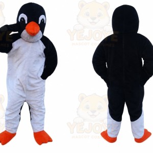 Black And White Penguin Mascot Costume for Adult