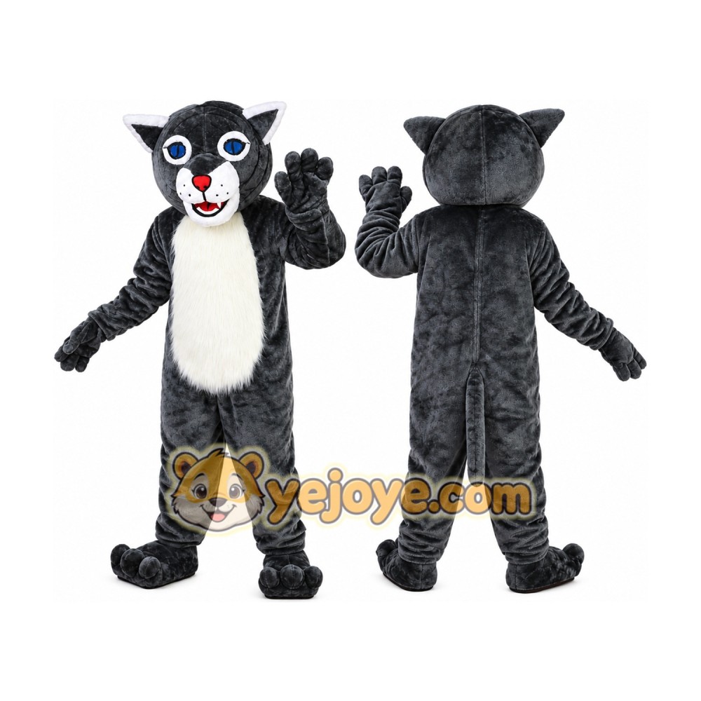 Black and White Cat Mascot Costume Black and White Cat Mascot Costume