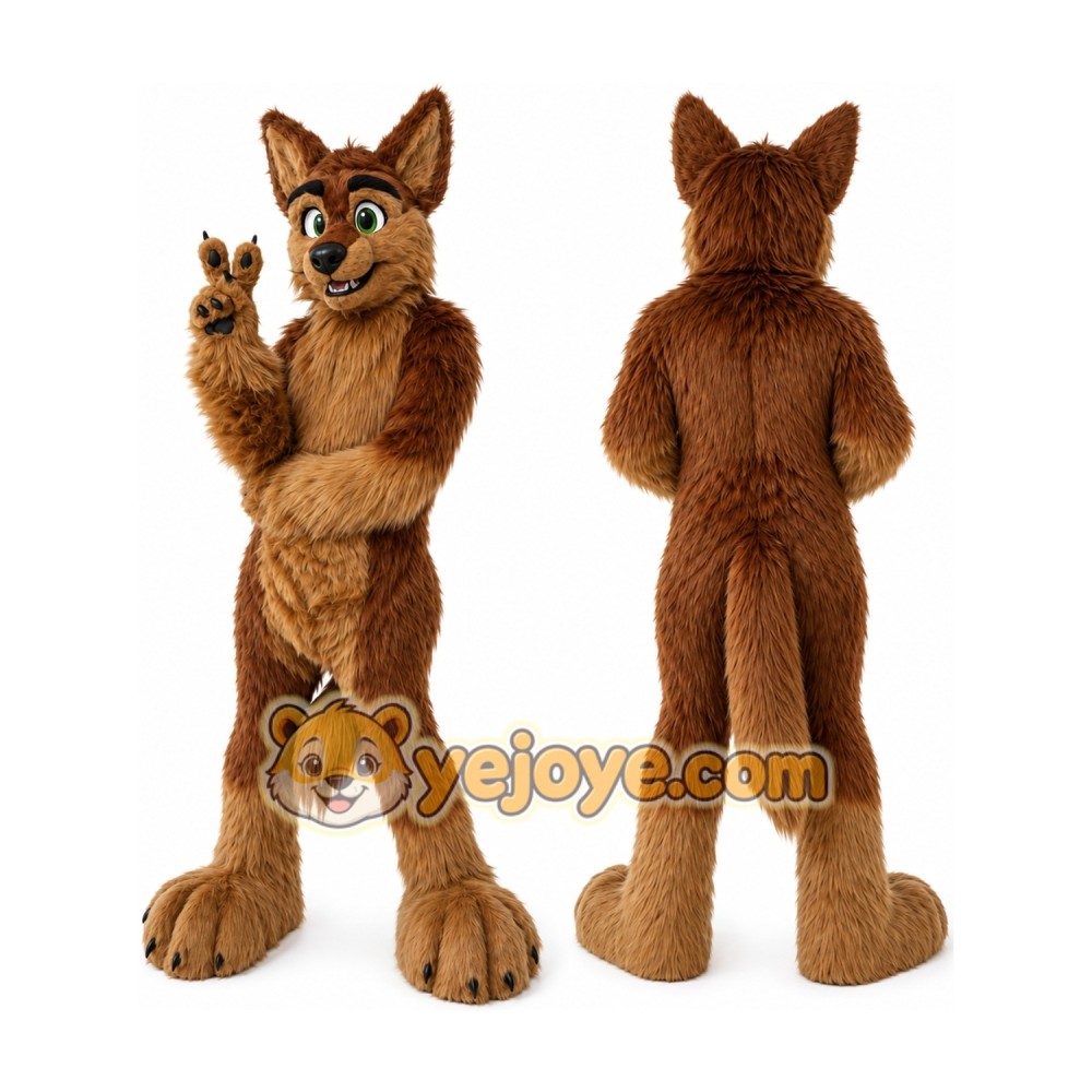 Wolf Dog Fursuit Costumes Animal Mascot for Adults