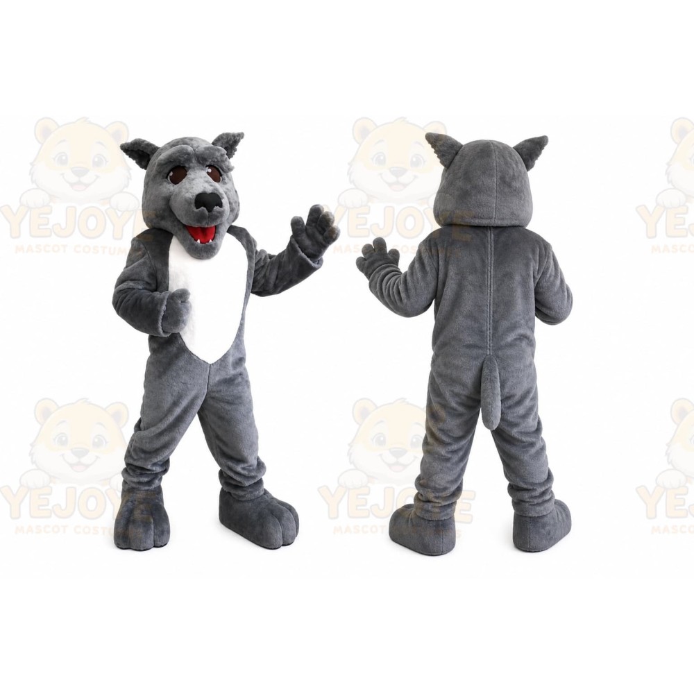 Wolf Hound Dog Mascot Costume