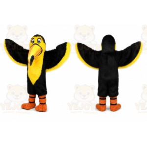 Yellow & Black Toucan Mascot Costume