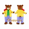 Yellow Bear Adult Cartoon Mascot Costume Yellow Bear Adult Cartoon Mascot Costume