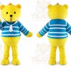 Yellow Bear Mascot Costume