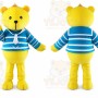Yellow Bear Mascot Costume