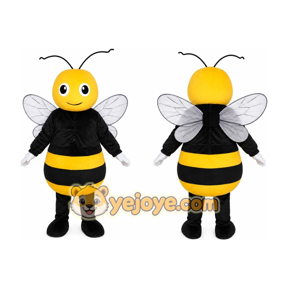 Yellow Bee Mascot Costume