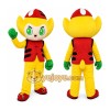 Yellow Boy Mascot Costume Cartoon Character Yellow Boy Mascot Costume Cartoon Character