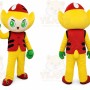 Yellow Boy Mascot Costume Cartoon Character