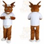 Yellow Brown Elk Mascot Costume for Adult