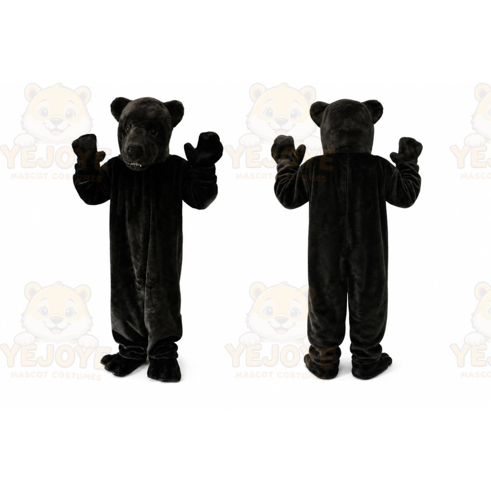 Black Bear Mascot Costume for Adult