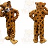 Yellow Brown Leopard Mascot Costume for Adult