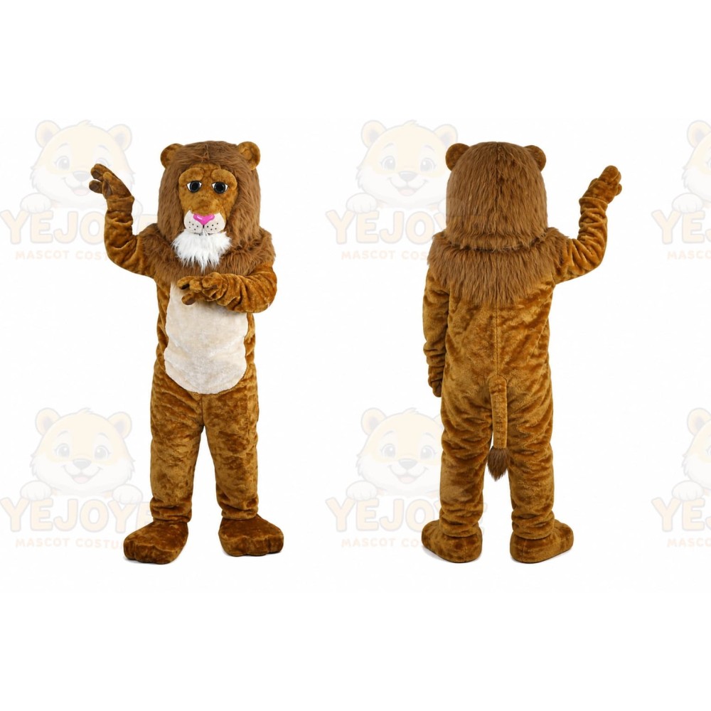 Yellow Brown Mascot Costume for Adult