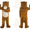 Yellow Brown Mascot Costume for Adult