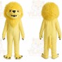 Yellow Carnival Lion Mascot Costume