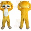 Yellow Cat Animal Mascot Costume