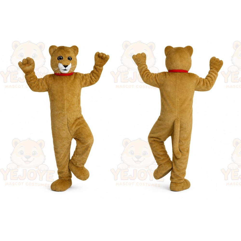 Yellow Cat Mascot Costume for Adult