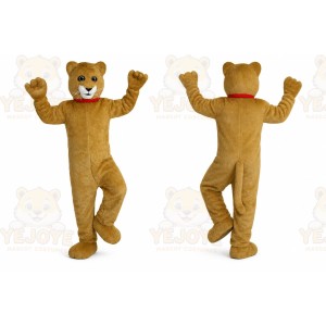 Yellow Cat Mascot Costume for Adult