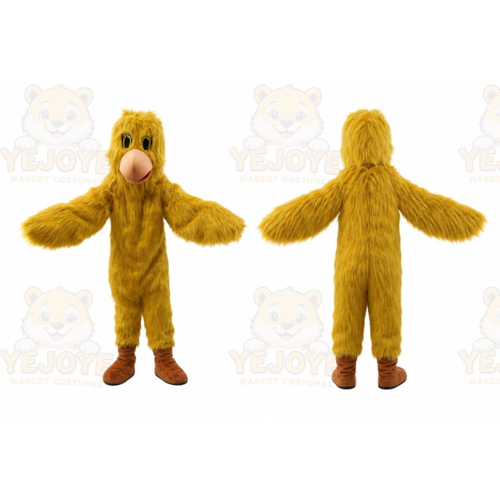 Yellow Chick Mascot Costume Suit Cosplay Outfit