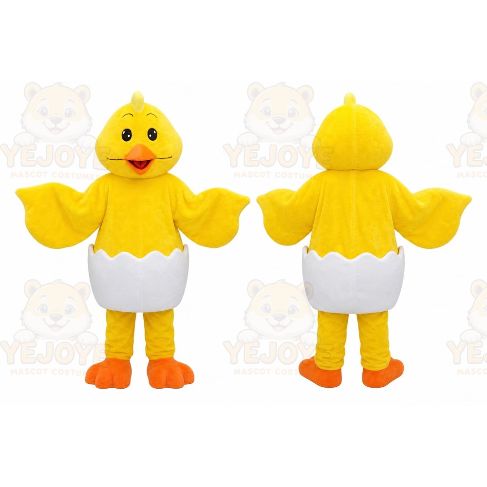 Yellow Chick Mascot Costume