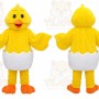 Yellow Chick Mascot Costume