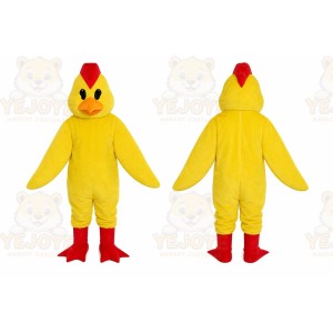 Yellow Chicken Mascot Costume