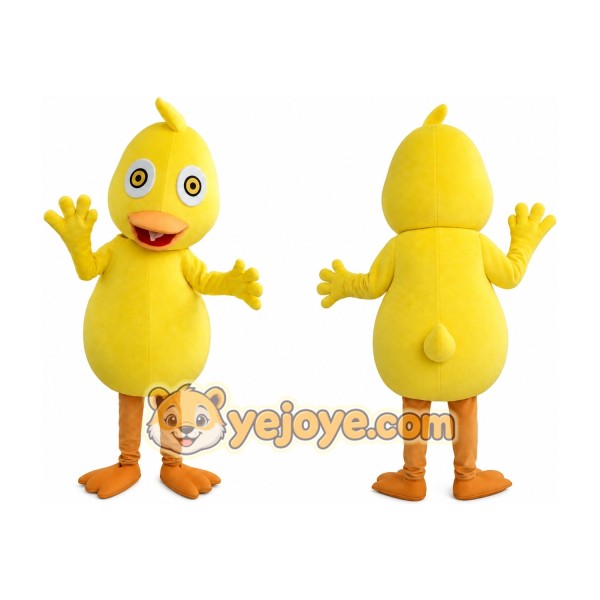 Yellow Chicks Duck Mascot Costume