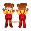 Yellow Coat Bear Mascot Costume