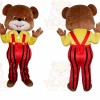 Yellow Coat Bear Mascot Costume