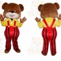 Yellow Coat Bear Mascot Costume