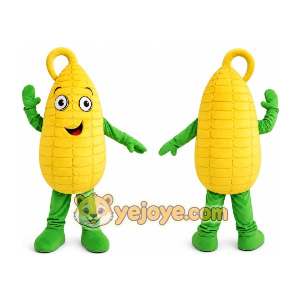 Yellow Corn Mascot Costume