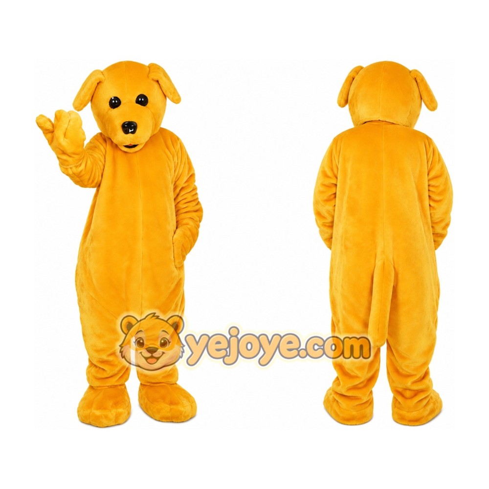 Yellow Dog Animal Mascot Costume