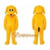 Yellow Dog Cartoon Mascot Costume